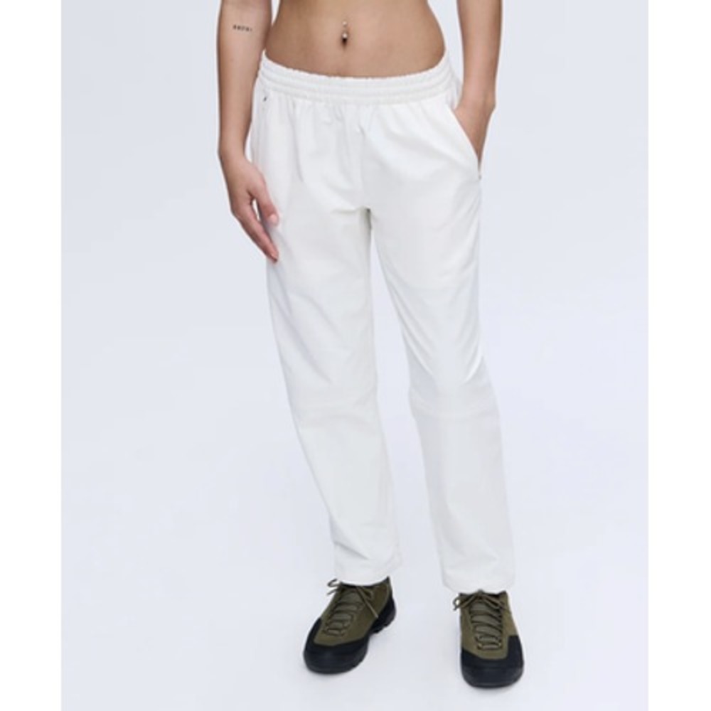 Outdoor Voices RecTrek Pants Womens XL Bone Woven Tapered Ankle Gym Trail